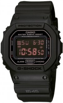 Casio G-Shock DW-5600MS-1DR Silikon / Siyah Kol Saati kullananlar yorumlar